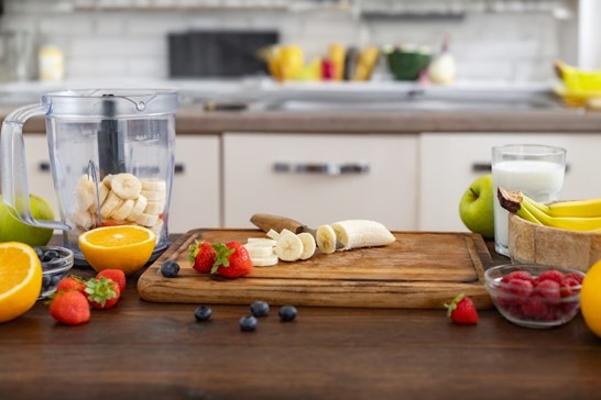 An assortment of fruits that are recommended after a dental crown.