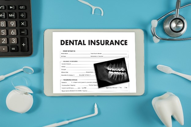 An example form for dental insurance